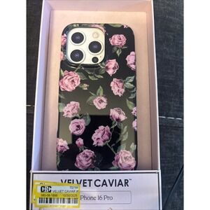 Velvet Caviar iPhone 16 Pro Case Pink Rose Floral MagSafe Shock Absorbing New
